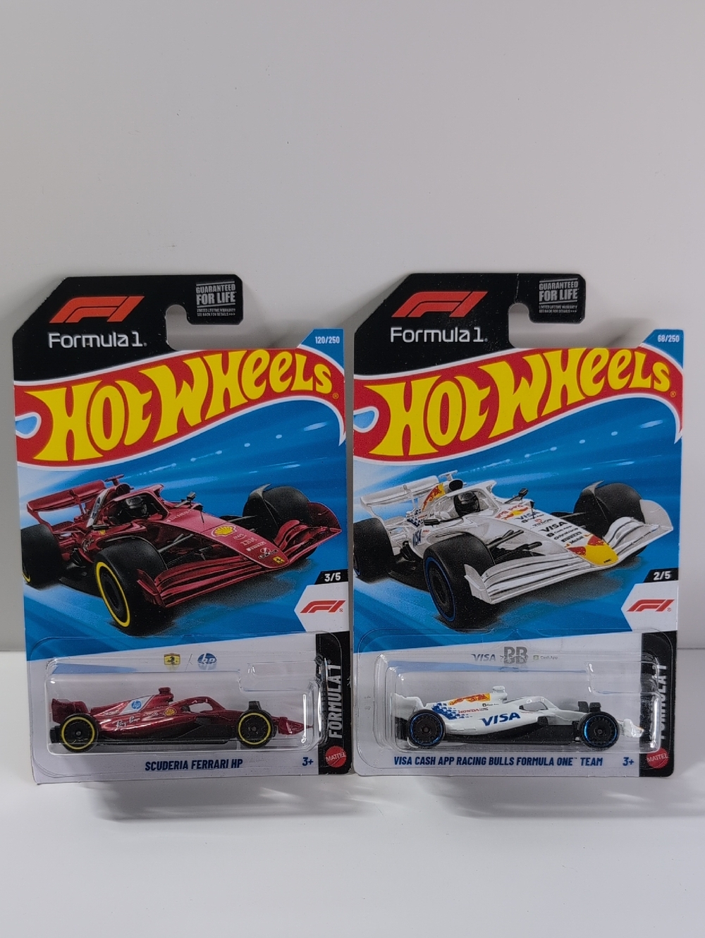 Hot Wheels Formula 1 One Team Visa Cash App Racing Bulls Scuderia Ferrari HP Lot